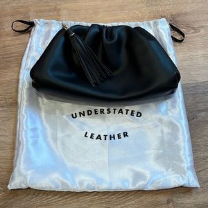 Black Clutch Leather